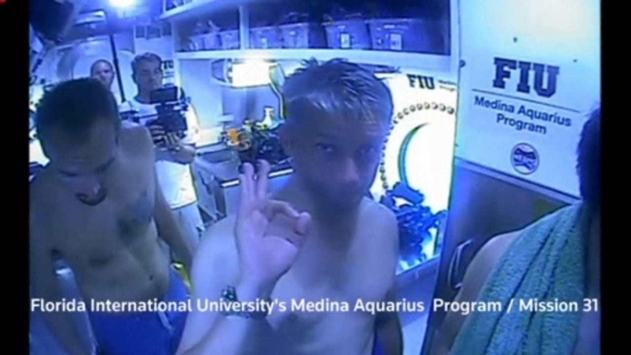 Jacques Cousteau's grandson attempts record 31 days underwater