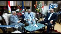 شاهد|| القنصل السعودى يودع محافظ السويس بعد انتهاء فترة عمله بمصر