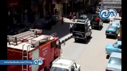 شاهد ..  دوريات أمنية تجوب شوارع مدينة أسيوط لتأمين العملية الانتخابية