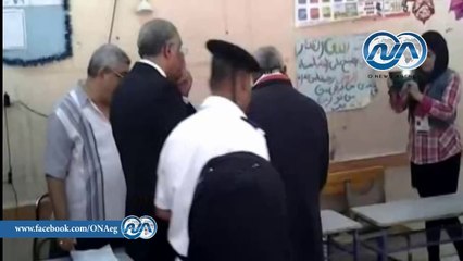 شاهد ..  رئيس اتحاد الكرة يدلي بصوته في الأقصر