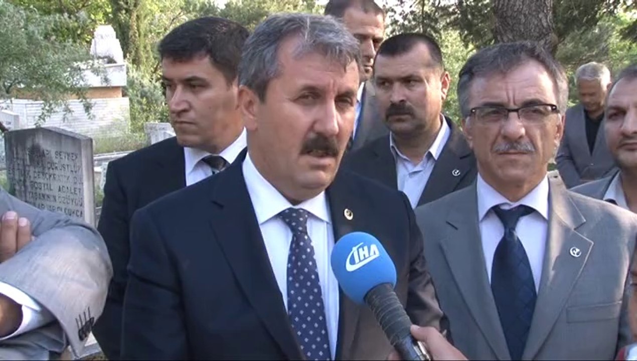 GENEL BAŞKANIMIZ MUSTAFA DESTİCİ GÜNEYDOĞUDA YAŞANAN OLAYLAR İLE İLGİLİ AÇIKLAMA YAPTI
