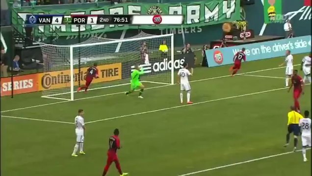 GOAL Gaston Fernandez heads in a Valeri cross Portland Timbers vs Vancouver Whitecaps