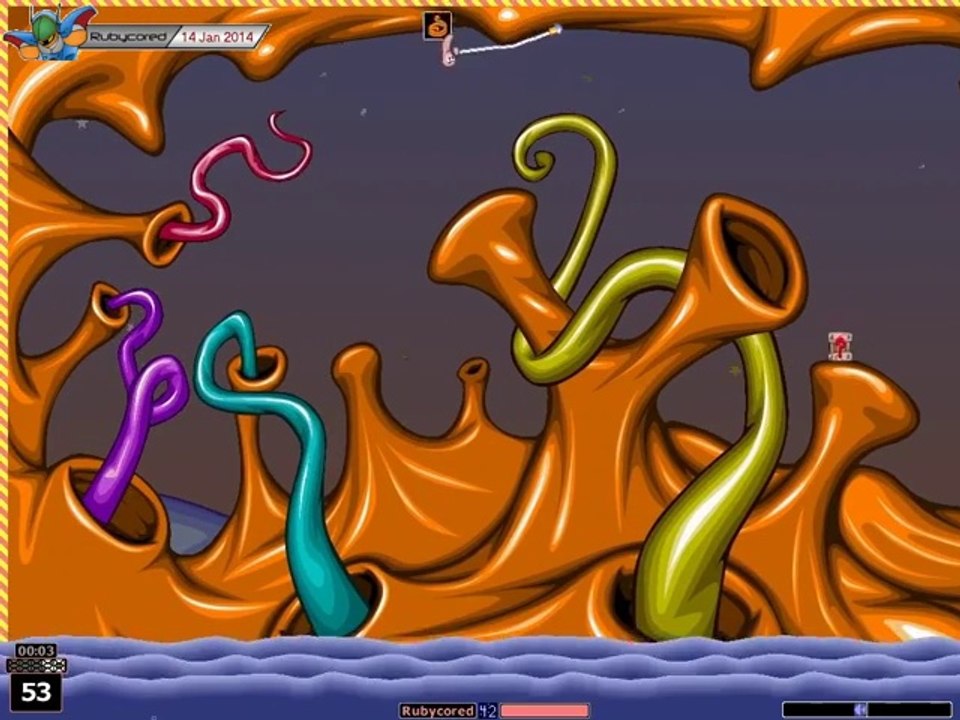 Worms Armageddon v3.7 - Training_ Crazy Crates [720p]