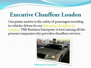 Chauffeur Service in London - Cheap Rates Cheauffeur