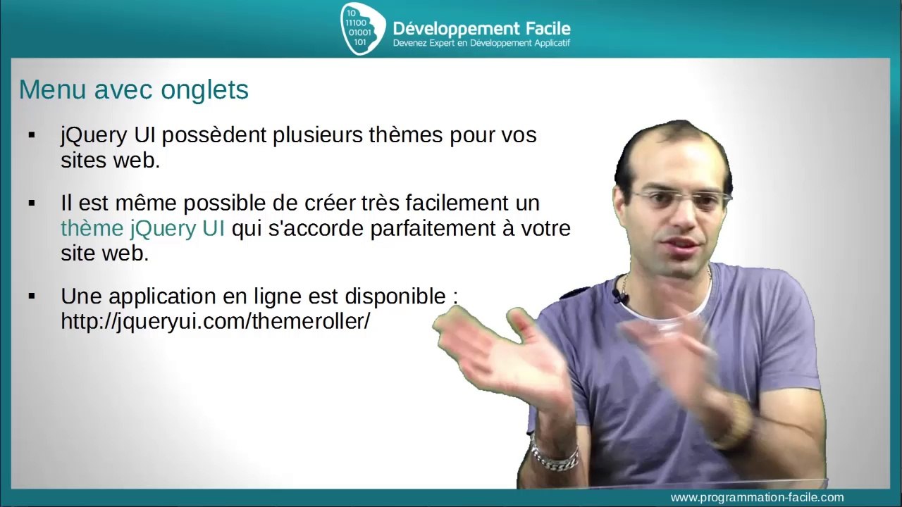 Combinez le menu à onglets et AJAX avec le Framework JavaScript jQuery UI - partie 3