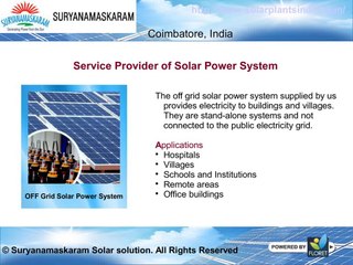 Solar Power System Service Providers In India