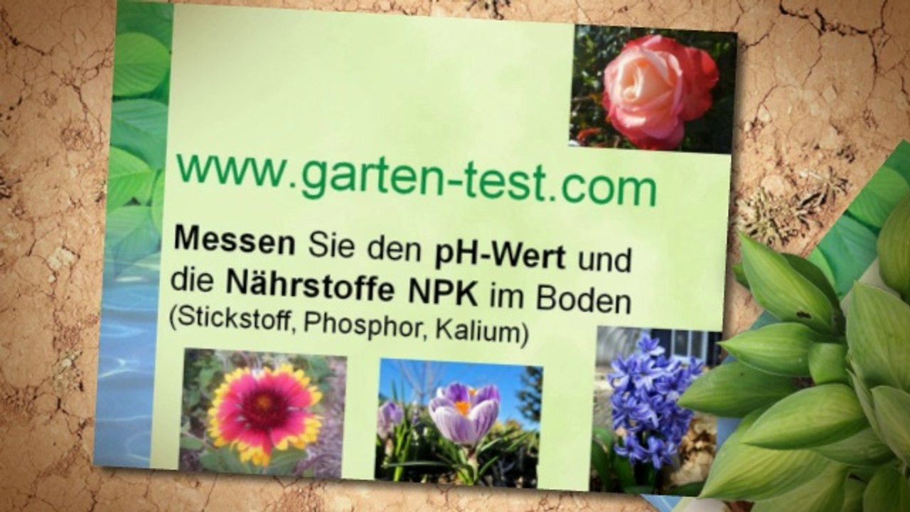 pH-Bodentest: http://www.garten-test.com/