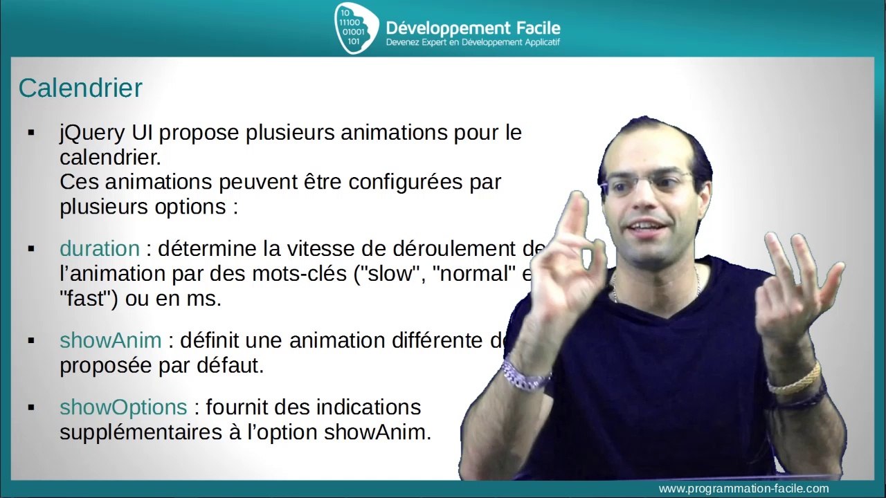 Couplez votre calendrier avec la puissance AJAX avec le Framework JavaScript jQuery UI - partie 3