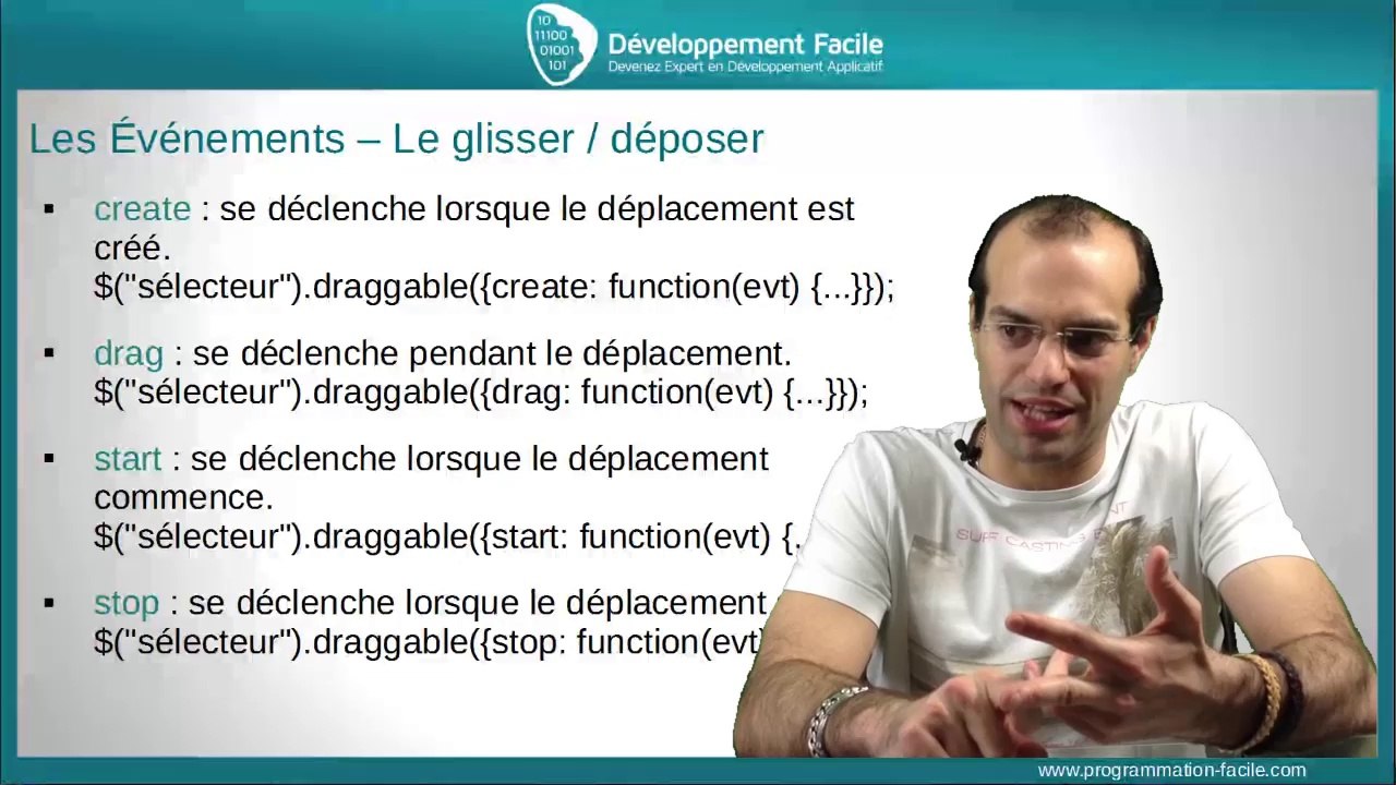 Utilisez le drag and drop avec le Framework JavaScript jQuery UI