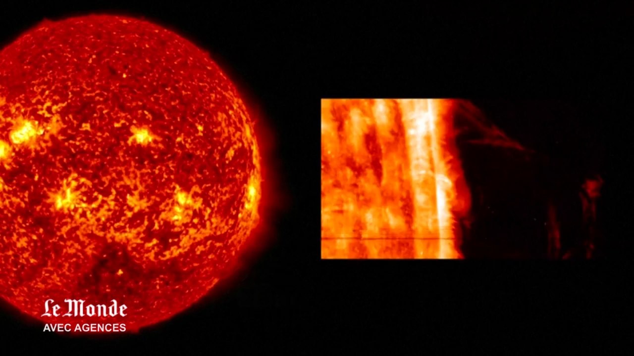 Eruption solaire massive filmée par la NASA