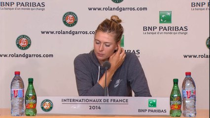 Sharapova: "Che bella sfida contro la Muguruza!"