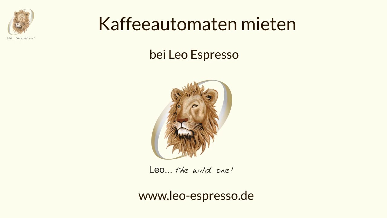 Deutschlands wachmacher no.1 - kaffeeautomaten mieten - leo espresso