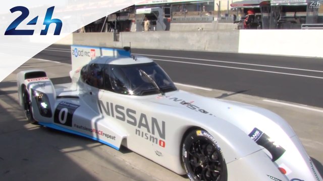 24 Heures du Mans 2014 - la Nissan ZEOD-RC découvre le circuit