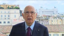 Roma - Videomessaggio del Presidente Napolitano in occasione della Festa della Repubblica (01.06.14)