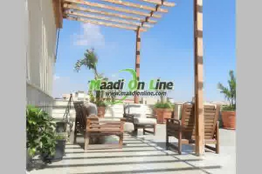 A very nice villa for rent with swimming pool nice garden in Rehab.