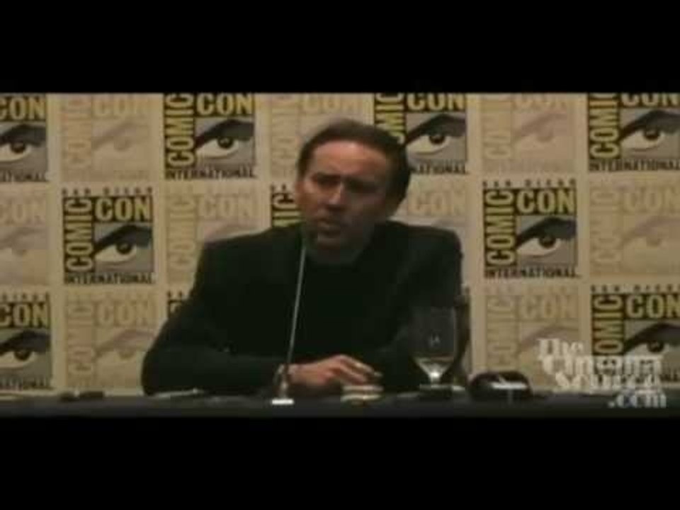 Nicolas Cage, Idris Elba, Brian Taylor, Interviews for Ghost Rider 2 at Comic-Con 2011