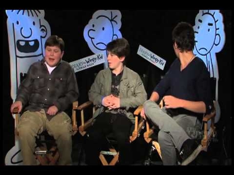 Zachary Gordon, Robert Capron, Devon Bostick Exclusive Interviews for Diary of a Wimpy Kid 2
