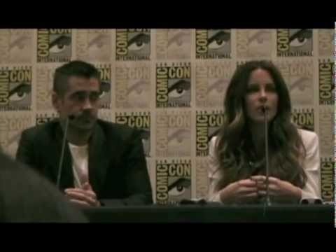 Total Recall Interviews with Colin Farrell, Kate Beckinsale, Jessica Biel at Comic-Con 2012