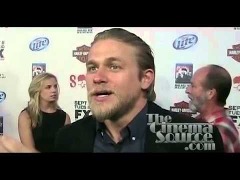 Sons of Anarchy: Season 5 Red Carpet Premiere Interviews with Charlie Hunnam, Jimmy Smits