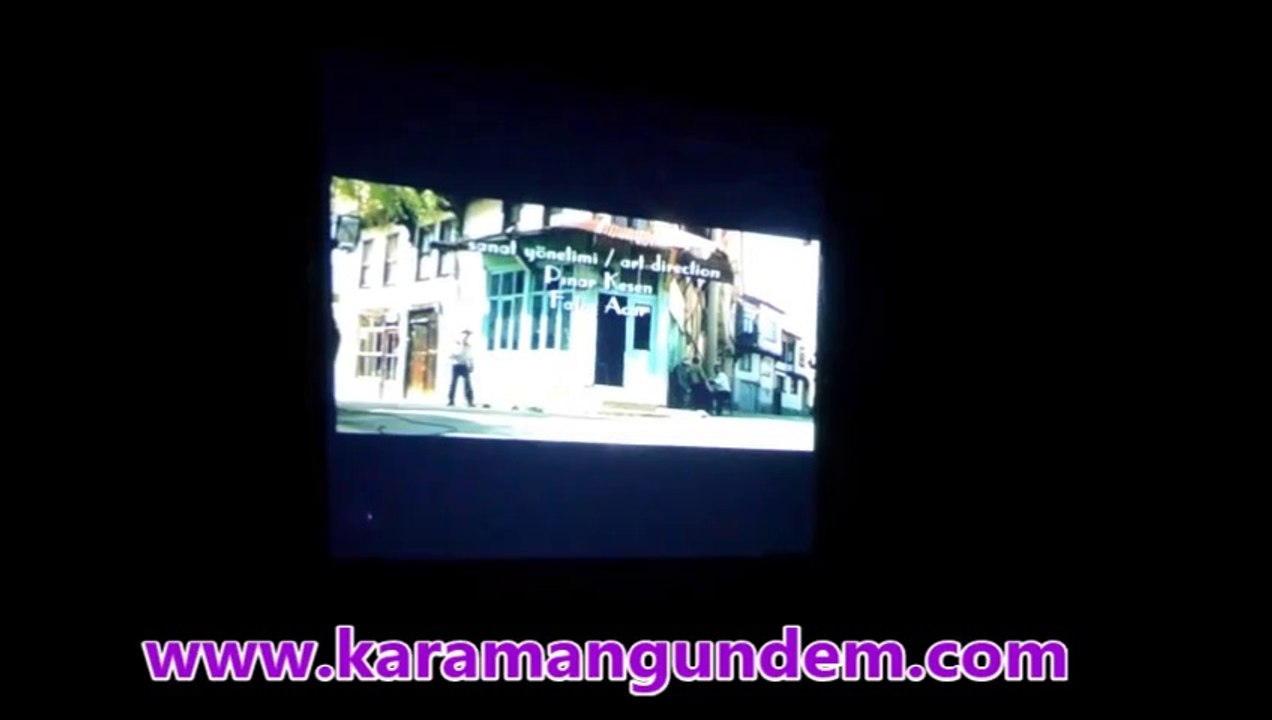 Karaman'da Liselilerden Soma için ''Teneffüsinema'' açık hava sinema etkinliği