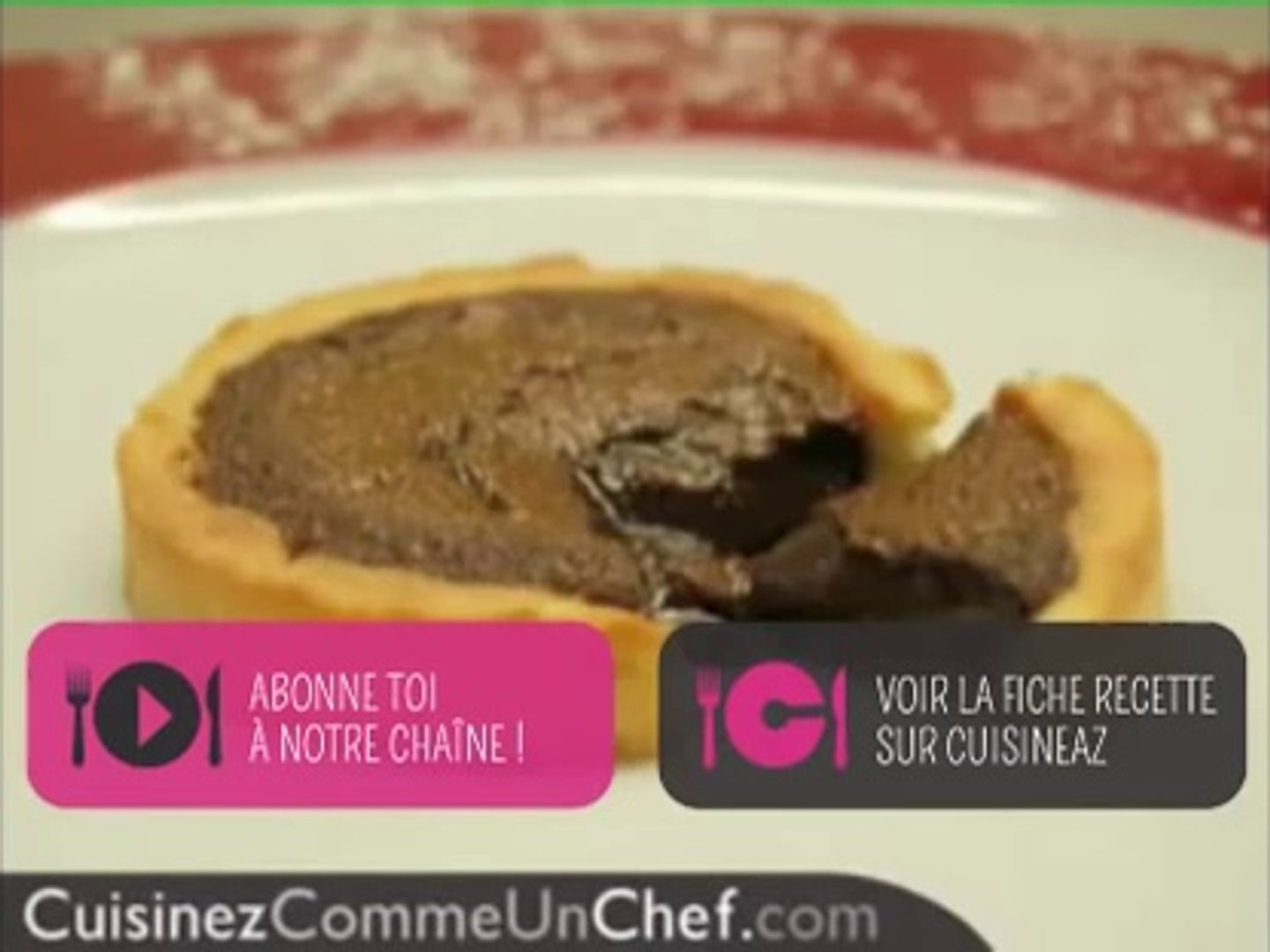 Recette De Chef Tartelette Au Chocolat Et A La Pate De Noisette