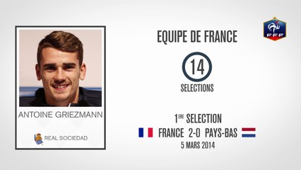 Les 23 bleus en chiffres: Antoine Griezmann
