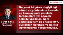 Umut Oran'dan Kılıçdaroğlu'na Sert Eleştiri