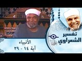 الشيخ الشعراوي: تفسير سورة الأنبياء، (آية ١٤-٢٩)