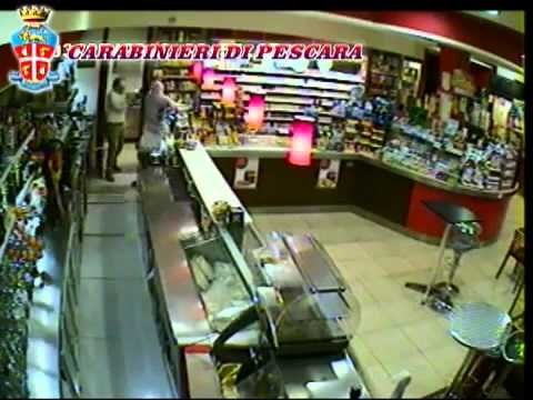 Pescara - Rapina al bar di via Tirino. Banda armata incastrata dal Dna (21.06.13)