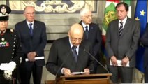 Napolitano - Governo, destinatario dell'incarico è Pier Luigi Bersani (22.03.13)