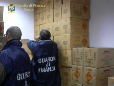 Roma - Sequestrate 5 tonnellate di fuochi d'artificio (04.12.12)