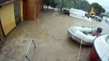 Viterbo - Alluvione 7 - Salvataggio elicottero Marina di Montalto (12.11.12)