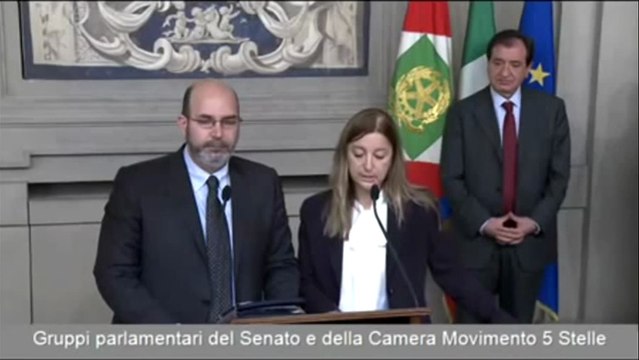Movimento 5 stelle - Consultazioni, abbiamo chiesto un incarico pieno al Capo dello Stato (21.03.13)