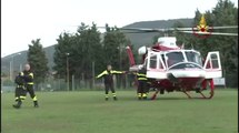 Orbetello - Alluvione 11 - Movimentazione elicotteri  (13.11.12)
