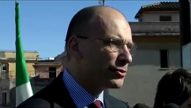 Letta - Mps, noi siamo per l'autonomia tra banche e politica, e la pratichiamo (25.01.13)