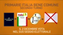 Ballottaggio primarie, ecco come votare (29.11.12)