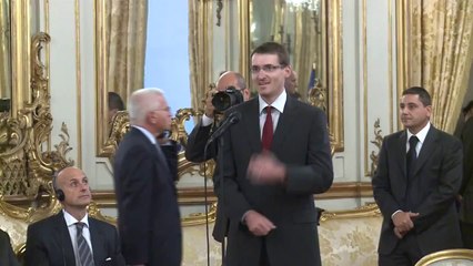 Roma - Press statement by the President Napolitano and by President Klaus (18.09.12)