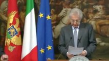 Roma - Conferenza stampa al termine dell'incontro Monti - Luksic (10.05.12)