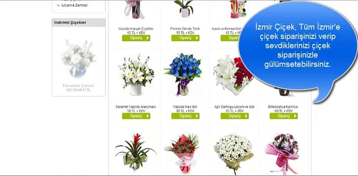 İzmir Çiçek Siparişi