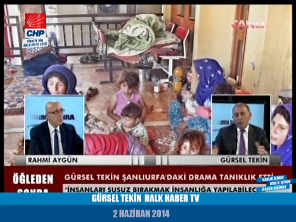 GÜRSEL TEKİN HALK HABER TV 02/06/2014