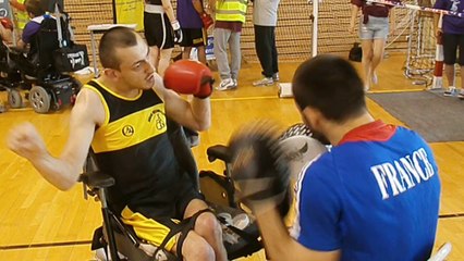 Challenge handi-boxe Gilbert Joie 2014 - Leçon avec Souliman Abdourachidov