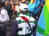 Napoli - La protesta degli edili fuori la Regione -2- (31.05.13)