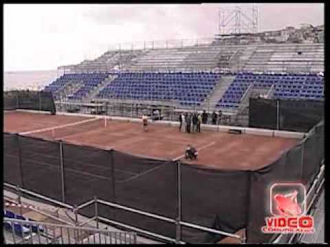 Napoli - Sepe benedice il campo che ospiterà la Coppa Davis (live 05.09.12)