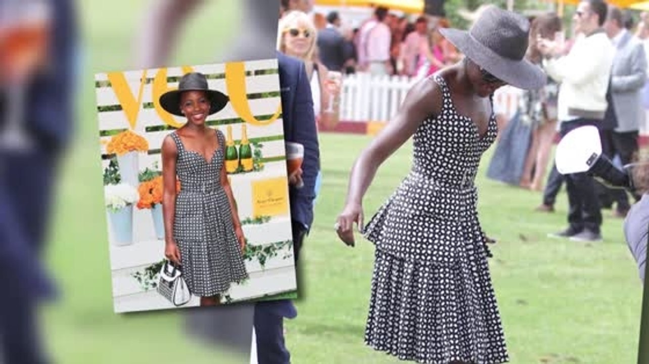 Lupita Nyong'O Steals the Show at the Veuve Clicquot Polo Classic Event