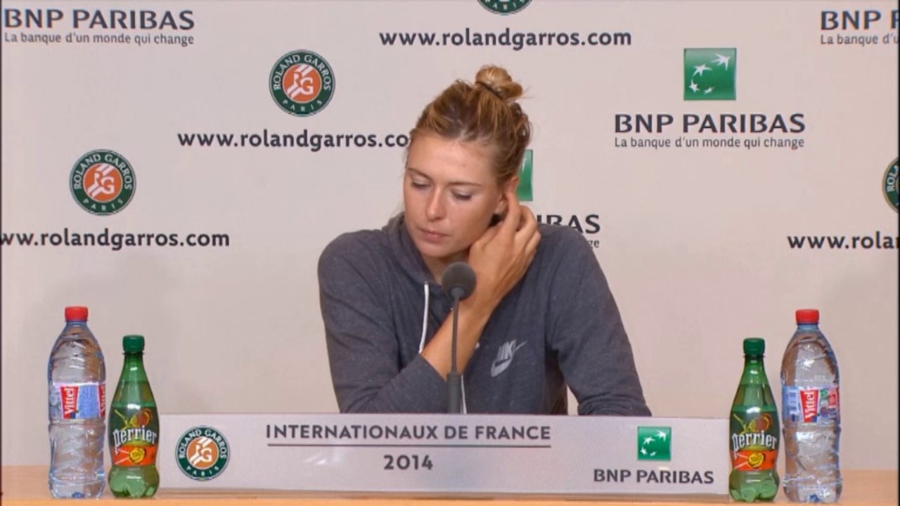 French Open: Sharapova: "Eine Herausforderung für mich"