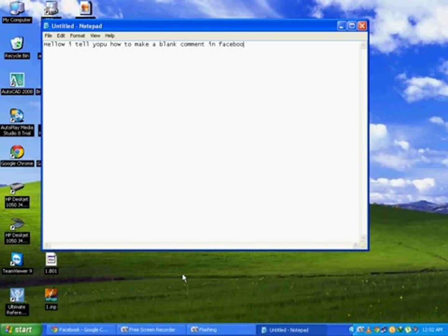 ⁣How to make blank Comment on Facebook