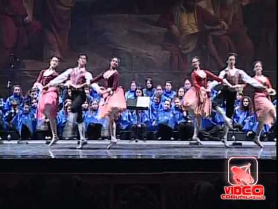 Napoli - Il San Carlo rende omaggio all'Europa (10.05.12)