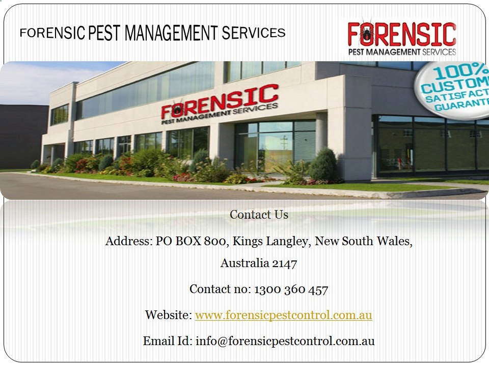 FORENSIC PEST MANAGEMENT SERVICES (2)