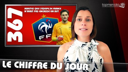 Le chiffre du jour : 367 minutes que l'équipe de France n'avait pas pris un but !