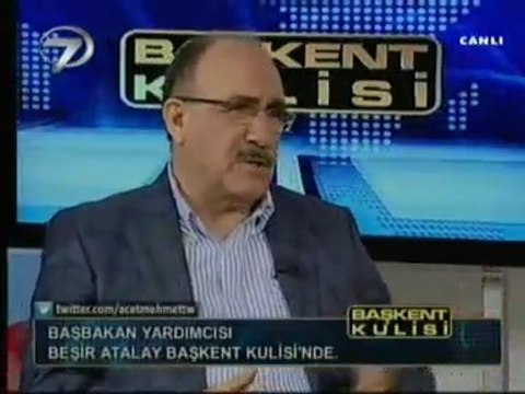 Başbakan Yardımcısı Beşir ATALAY Çözüm Süreçinde Son Durumu ve PKK'nın Kaçırdığı Çoçukları, Ailelerin Eylemini Değerlendirdi
